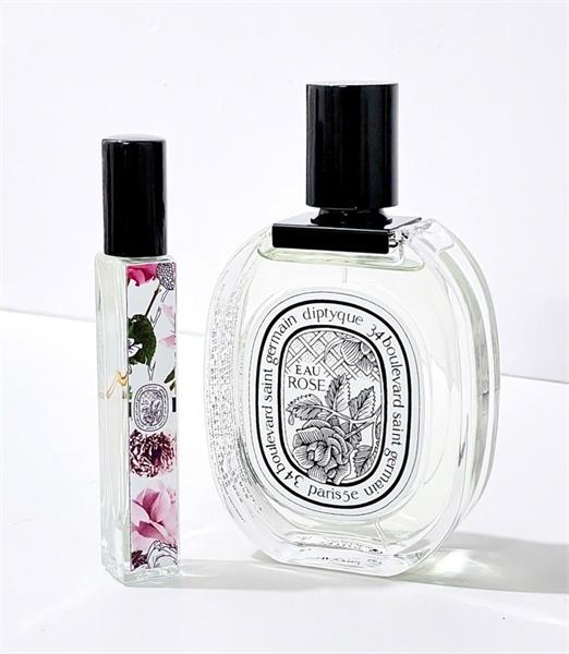 Chai Diptyque Eau Rose EDT nhãn oval hồng