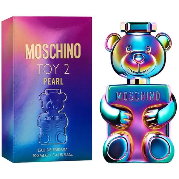 Chai Moschino Toy 2 Pearl hình gấu trắng ngọc trai