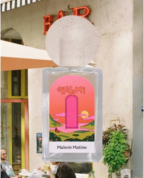 Chai MAISON MATINE Shifumi 100ml nhãn màu