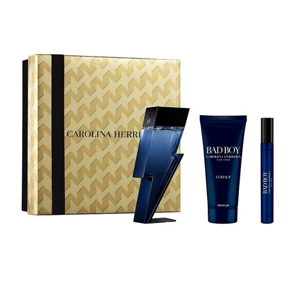 Bộ quà Bad Boy Cobalt EDP chai tia chớp xanh