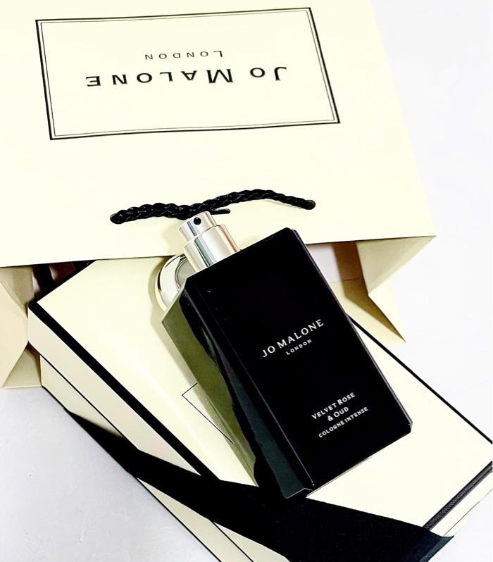 Chai Jo Malone Velvet Rose & Oud nắp đen