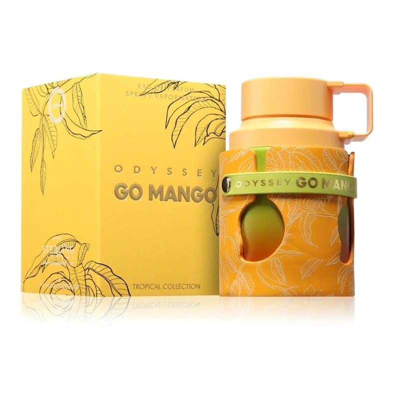 Chai Armaf Odyssey Go Mango 100ml màu vàng cam