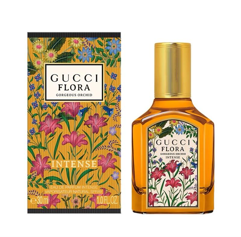 Chai Gucci Flora Orchid Intense họa tiết hoa