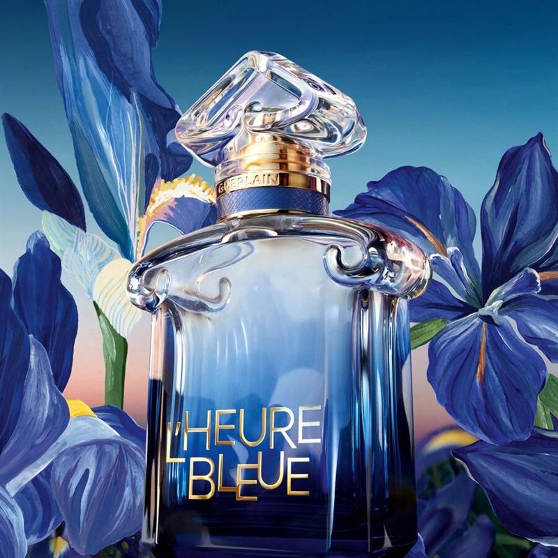 Chai Guerlain L'Heure Bleue nắp hình trái tim
