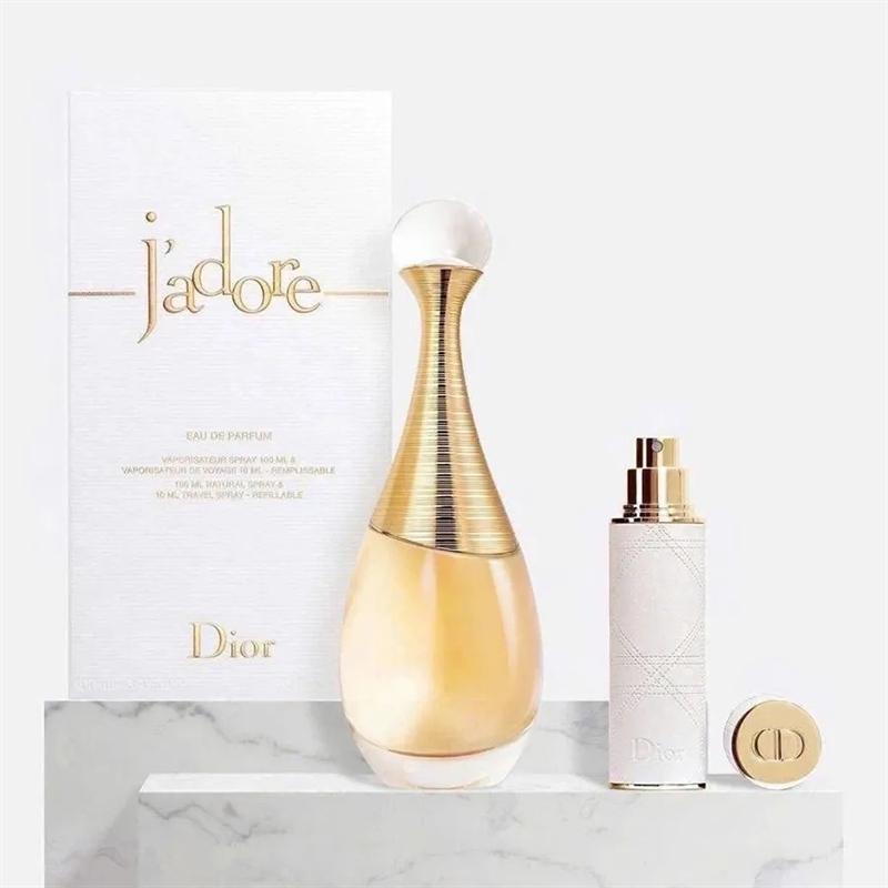 Set Dior J'adore EDP chai vàng 100ml và 10ml